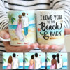 Personalized Couple Beach Mug