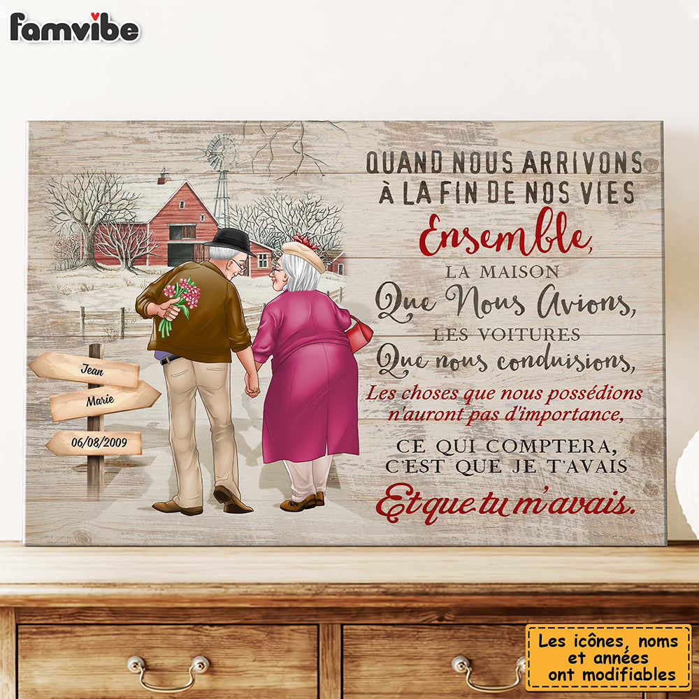 Personalized Couple French Quand Nnous Arrivons A La Fin De Nos Vies Ensemble Canvas Personalized Couple French Quand Nnous Arrivons A La Fin De Nos Vies Ensemble Canvas