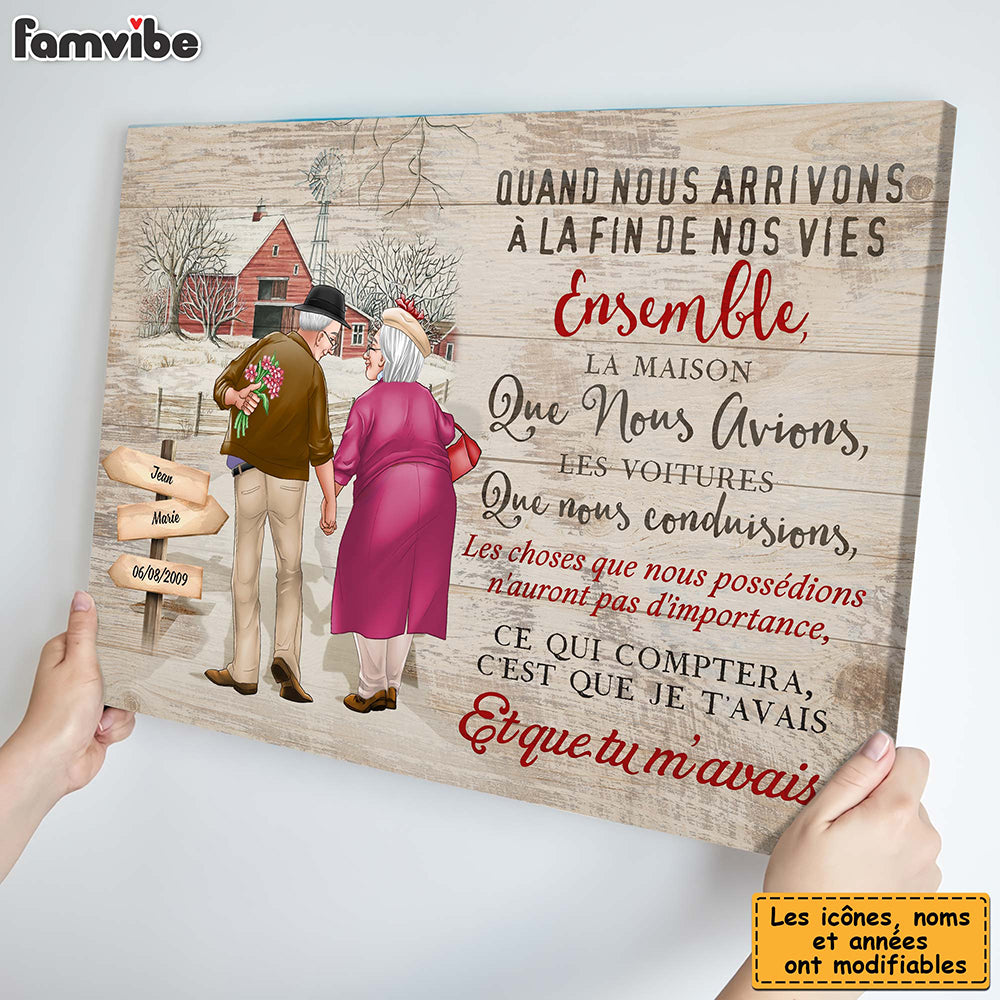 Personalized Couple French Quand Nnous Arrivons A La Fin De Nos Vies Ensemble Canvas Personalized Couple French Quand Nnous Arrivons A La Fin De Nos Vies Ensemble Canvas