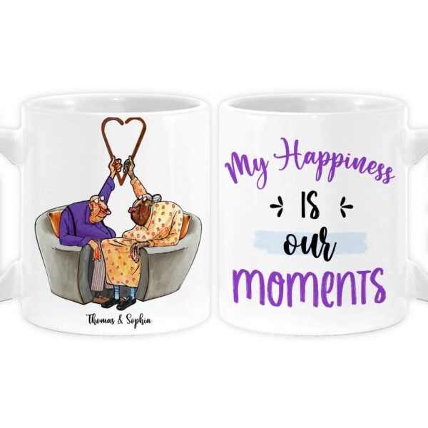 Personalized Couple Gift My Happiness Mug