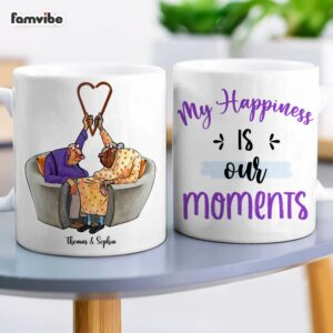 Personalized Couple Gift My Happiness Mug 5