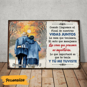 Personalized Couple I Had You Spanish Canvas