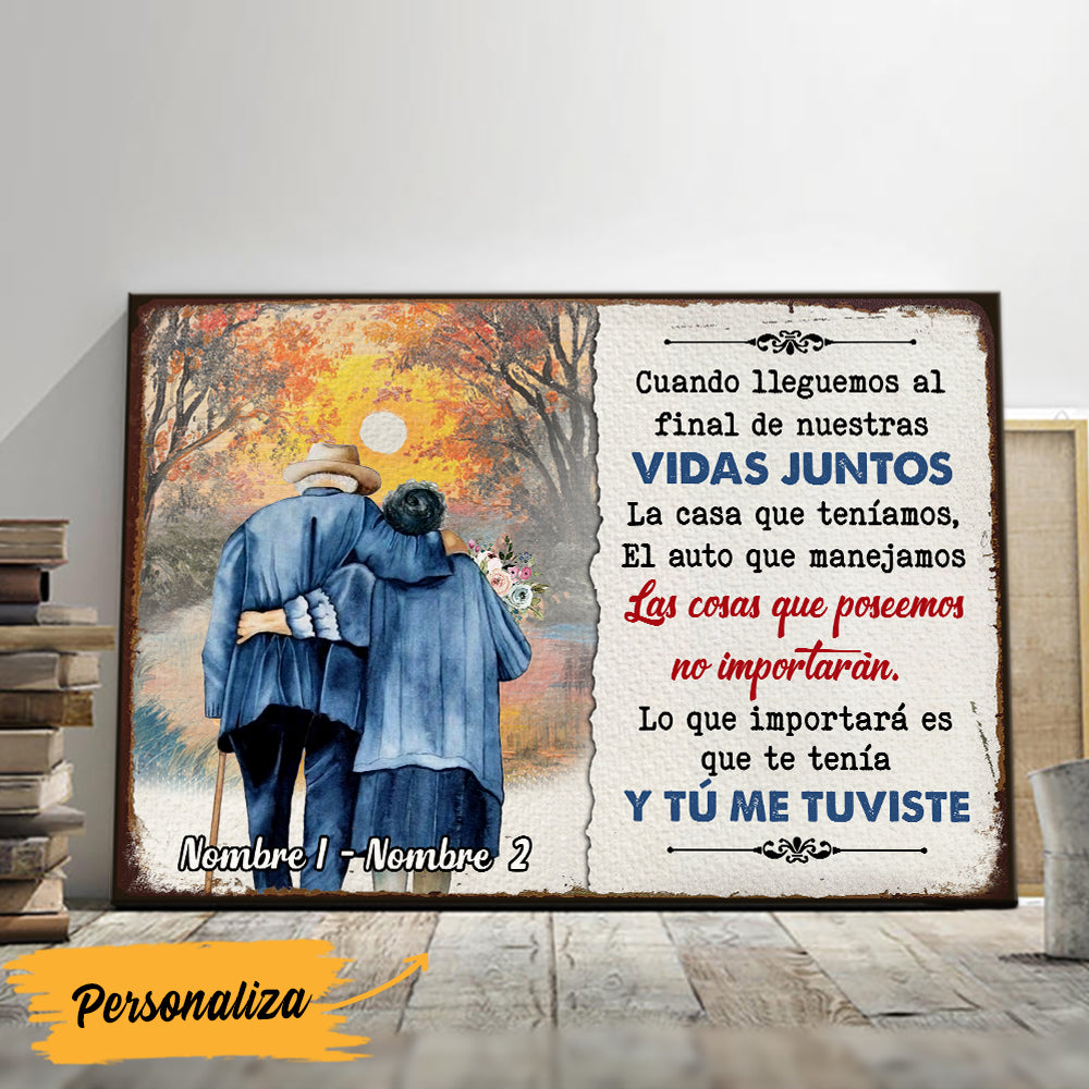 Personalized Couple I Had You Spanish Canvas Personalized Couple I Had You Spanish Canvas