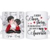 Personalized Couple Love Story Mug