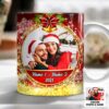 Personalized Couple Photo Christmas Mug