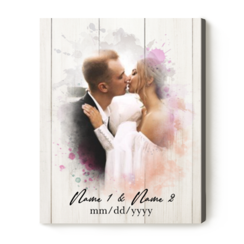 Personalized Couple Portrait From Photo, Couple Gift For Anniversary, Unique Photo Gifts For Him For Her Personalized Couple Portrait From Photo, Couple Gift For Anniversary, Unique Photo Gifts For Him For Her