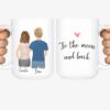 Personalized Couples Fall in Love Mug
