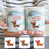 Personalized Dachshund Dog Christmas Mug