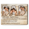 Personalized Dad Definition Photo Canvas, Father’s Day Gifts For Dad, Gift For Dads Birthday – Best Personalized Gifts For Everyone