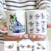 Personalized Dad Grandpa Dinosaur Mug