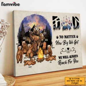 Personalized Dad We’ll Always Reach For You Canvas
