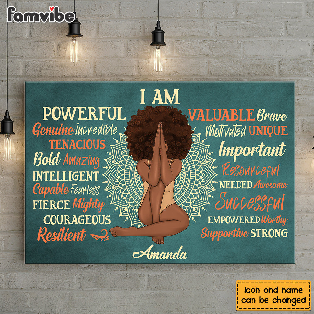 Personalized Daughter Affirmation Sun, Positive, Motivating, Self-Esteem Building Canvas Personalized Daughter Affirmation Sun, Positive, Motivating, Self-Esteem Building Canvas