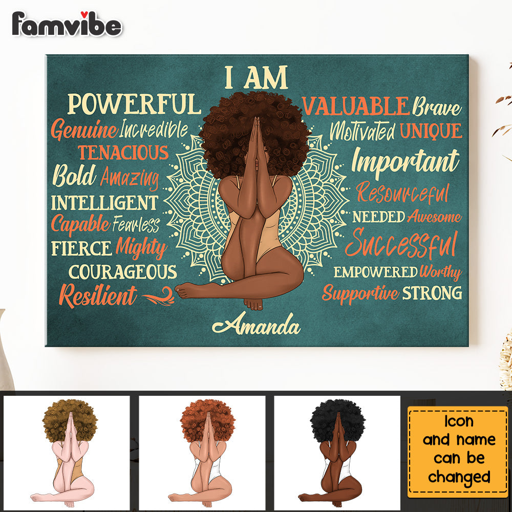 Personalized Daughter Affirmation Sun, Positive, Motivating, Self-Esteem Building Canvas Personalized Daughter Affirmation Sun, Positive, Motivating, Self-Esteem Building Canvas