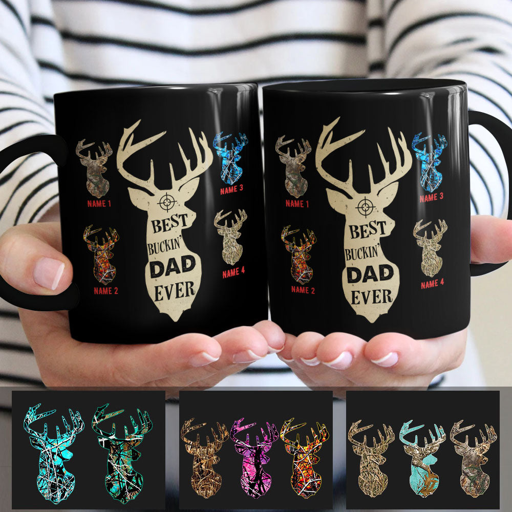 Personalized Deer Hunting Buckin Grandpa Mug Personalized Deer Hunting Buckin Grandpa Mug