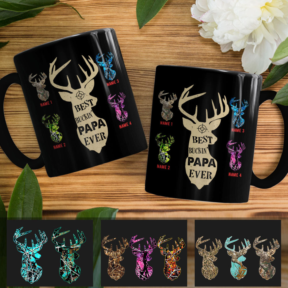 Personalized Deer Hunting Buckin Grandpa Mug Personalized Deer Hunting Buckin Grandpa Mug