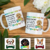 Personalized Dog Memorial Don’t Cry For Me Mom Mug