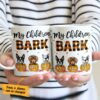Personalized Dog Mom Fall My Children Bark Mug