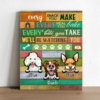 Personalized Every Snack You Make I’ll Be Watching You Canvas, Custom Gifts For Pet Owner – Best Personalized Gifts For Everyone