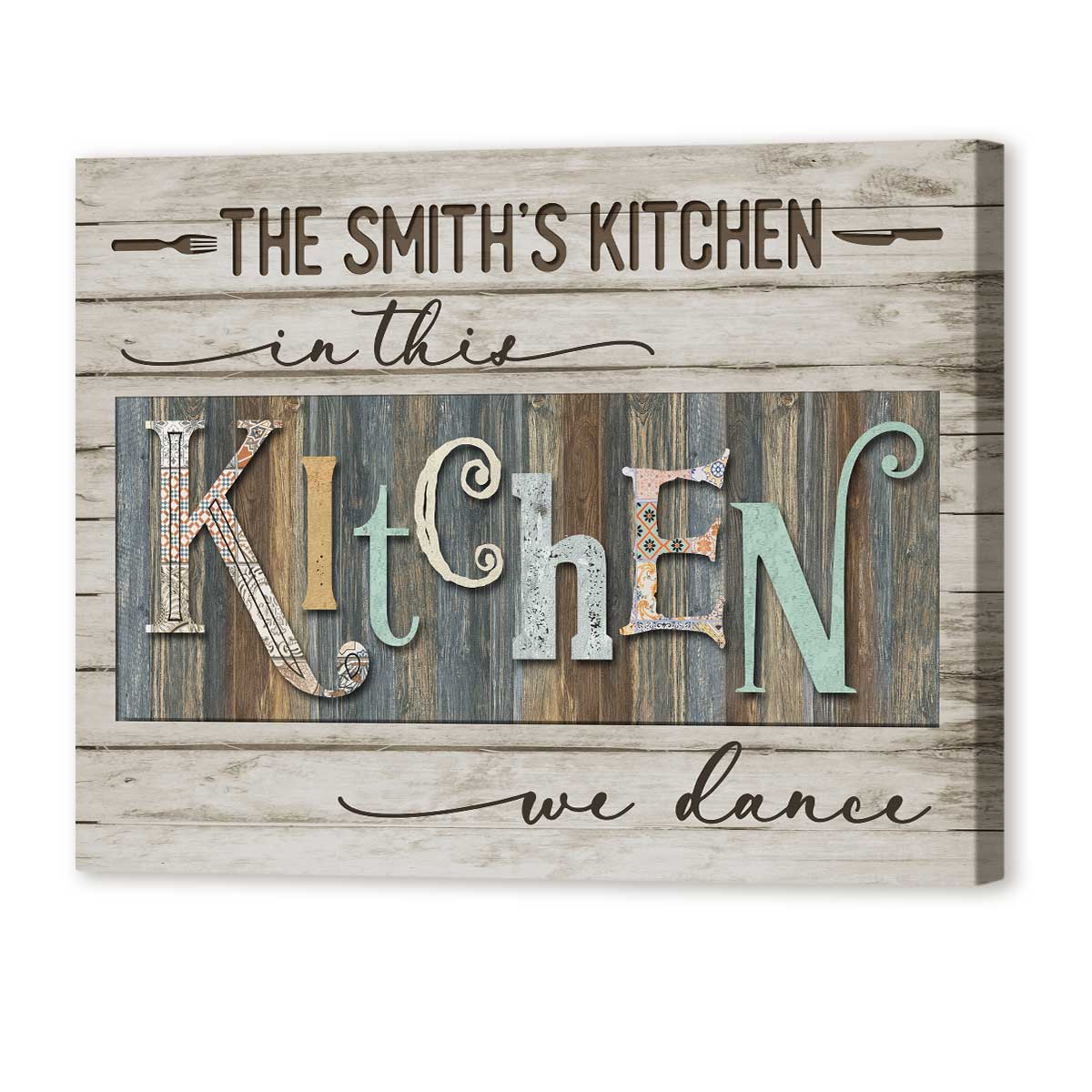 Personalized Family Kitchen Signs In This Kitchen We Dance - Best Personalized Gifts For Everyone Personalized Family Kitchen Signs In This Kitchen We Dance - Best Personalized Gifts For Everyone