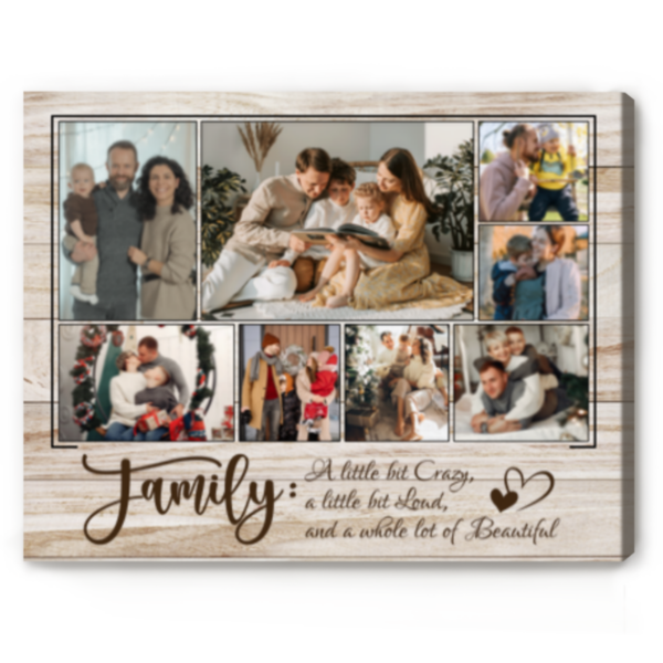 Personalized Family Photo Collage Wall Art, Photo Gifts For The Whole Family, Best Family Gifts – Best Personalized Gifts For Everyone