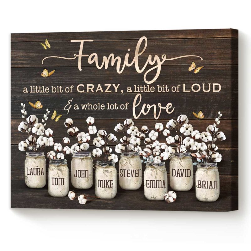Personalized Family Wall Art With Names, Rustic Farmhouse Wall Decor, Family Flowers Multi-Names Sign - Best Personalized Gifts For Everyone Personalized Family Wall Art With Names, Rustic Farmhouse Wall Decor, Family Flowers Multi-Names Sign - Best Personalized Gifts For Everyone