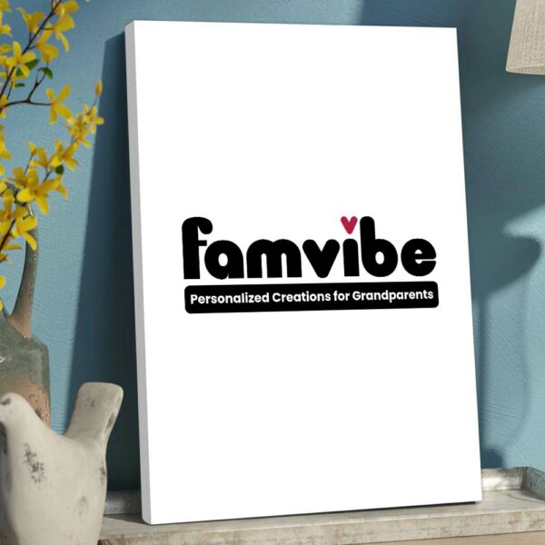 Personalized Famvibe Portrait Canvas