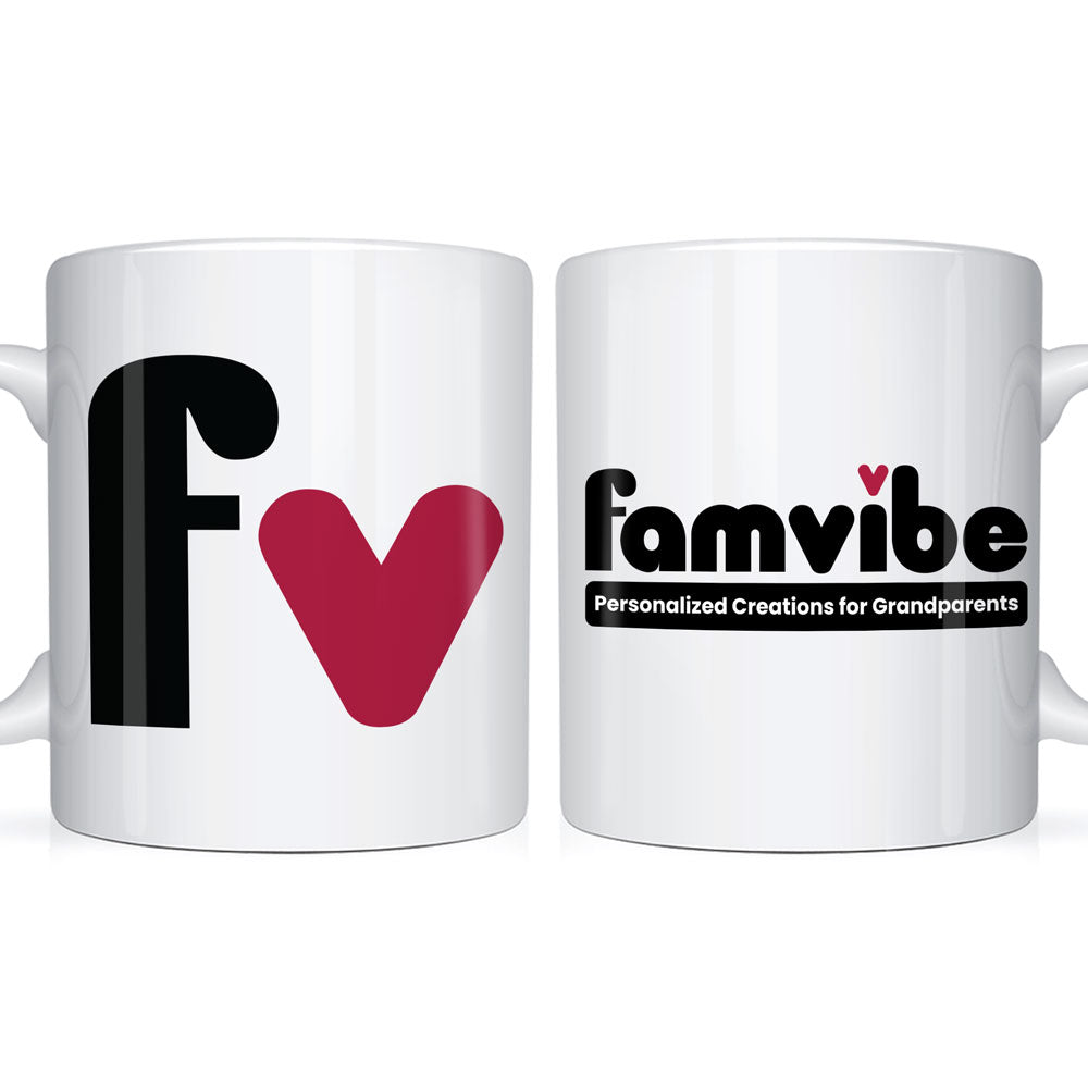 Personalized Famvibe White Mug Personalized Famvibe White Mug