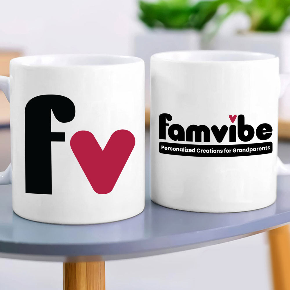 Personalized Famvibe White Mug Personalized Famvibe White Mug