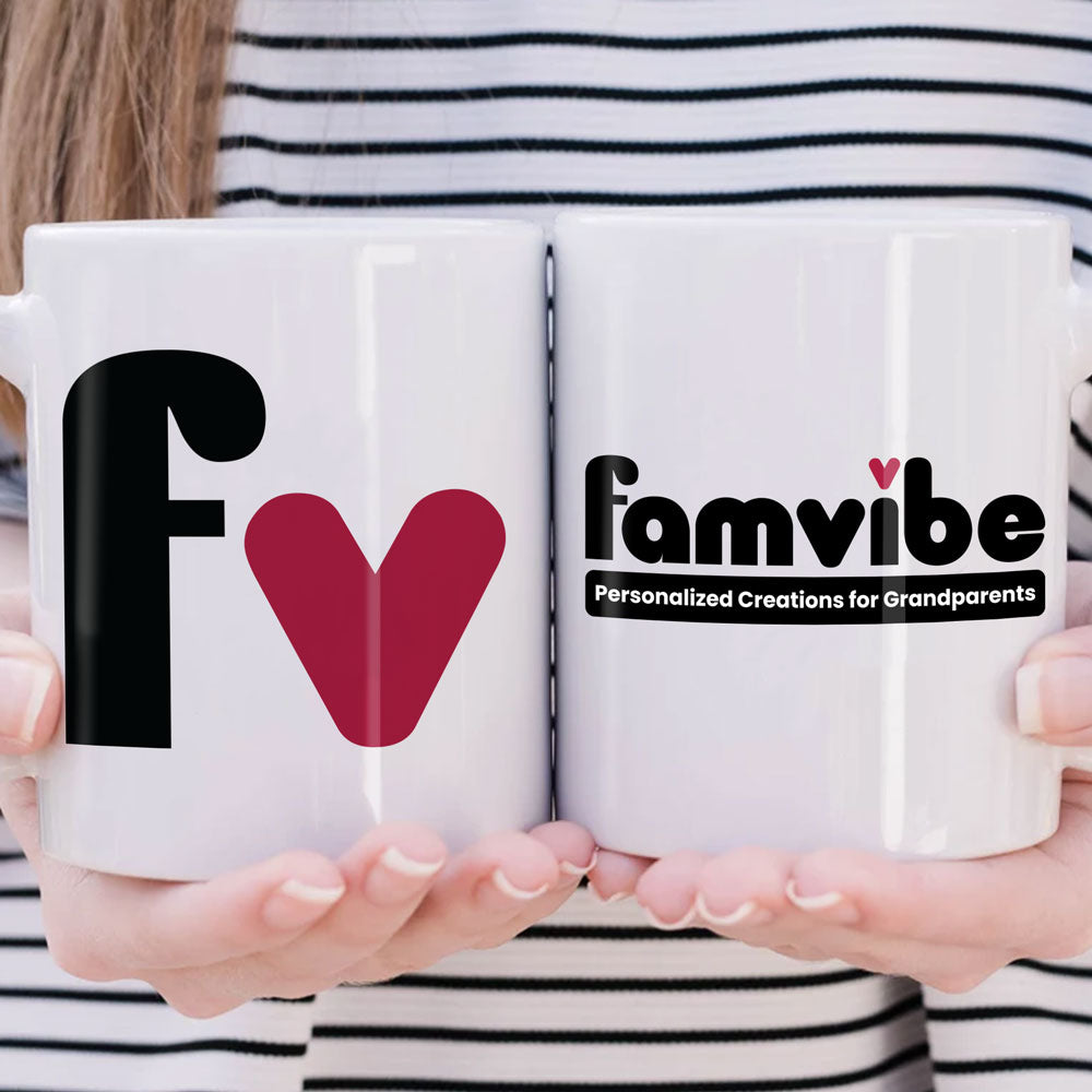 Personalized Famvibe White Mug Personalized Famvibe White Mug