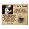 Personalized Football Gift For Son, Custom Photo Football Canvas, Football Player Gifts