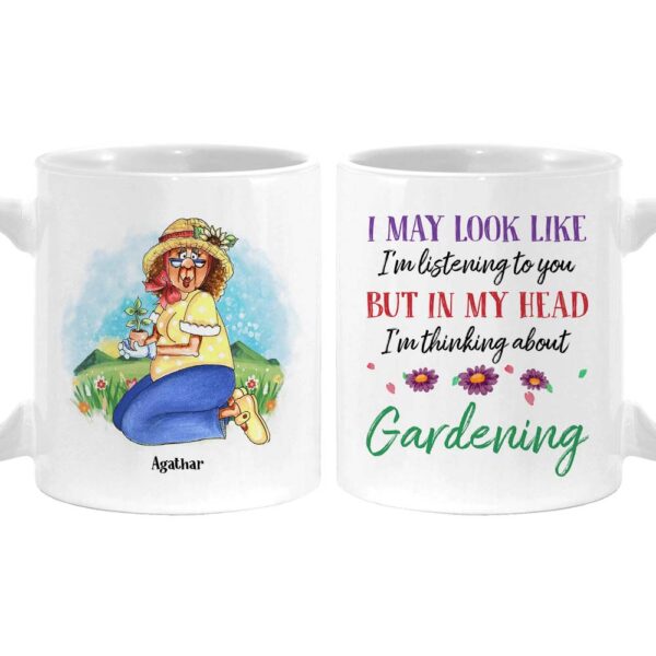 Personalized Gardening Grandma Mug