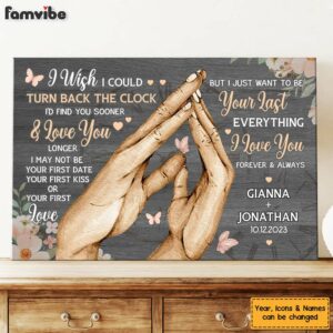Personalized Gift For Couple Anniversary Canvas