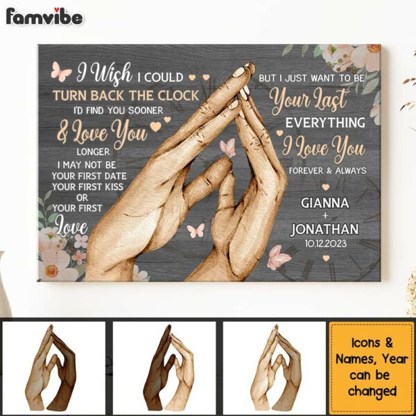 Personalized Gift For Couple Anniversary Canvas