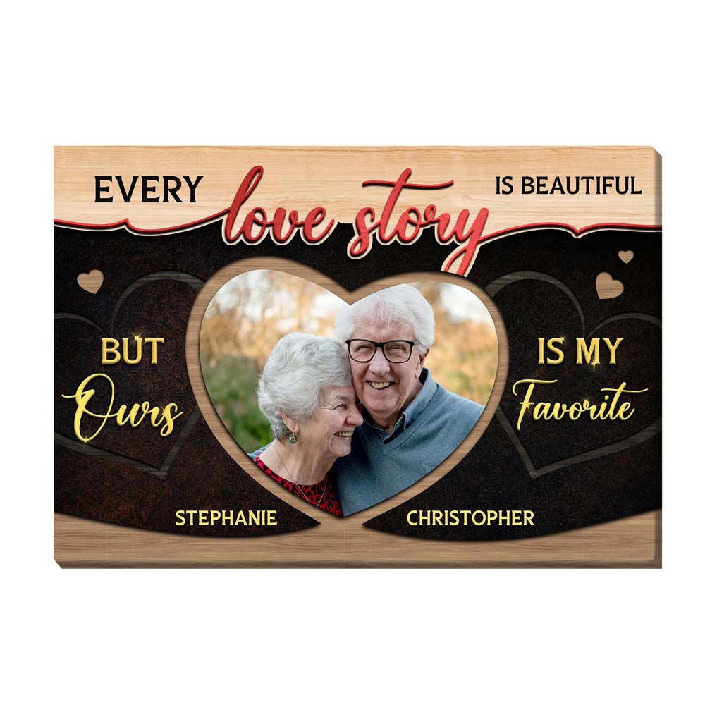 Personalized Gift For Couple Every Love Story Is Beautiful Canvas Personalized Gift For Couple Every Love Story Is Beautiful Canvas