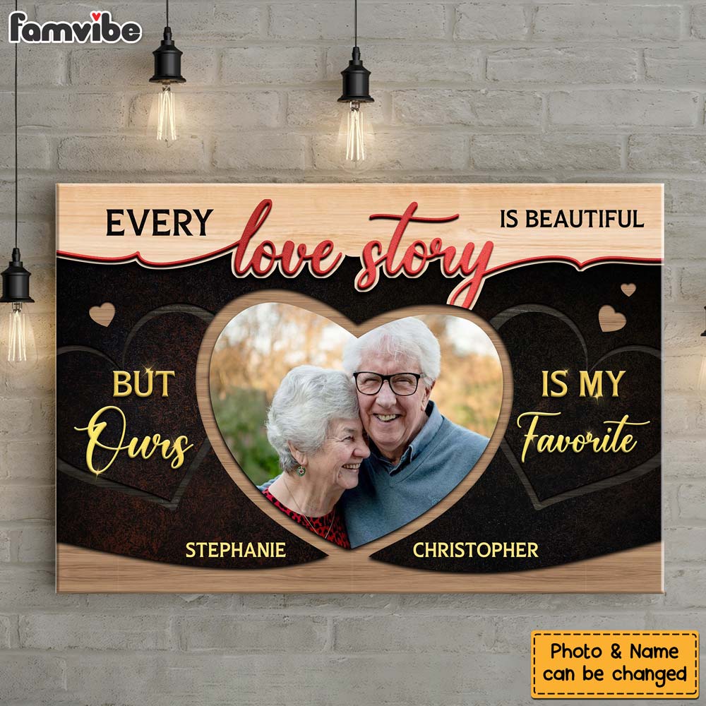 Personalized Gift For Couple Every Love Story Is Beautiful Canvas Personalized Gift For Couple Every Love Story Is Beautiful Canvas