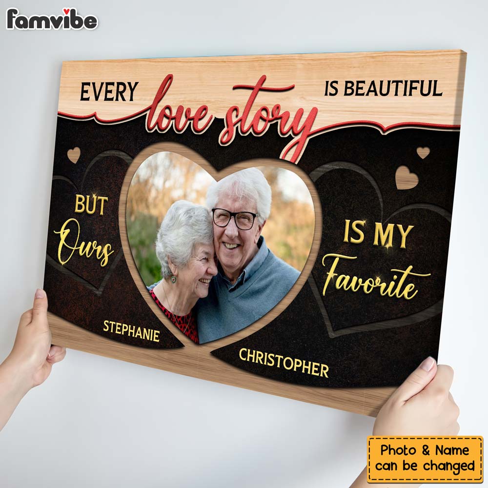 Personalized Gift For Couple Every Love Story Is Beautiful Canvas Personalized Gift For Couple Every Love Story Is Beautiful Canvas