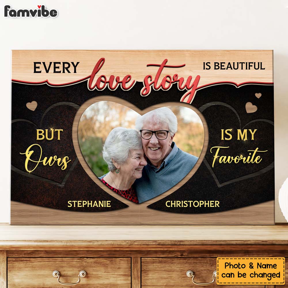 Personalized Gift For Couple Every Love Story Is Beautiful Canvas Personalized Gift For Couple Every Love Story Is Beautiful Canvas