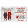 Personalized Gift For Couple French The Day I Met You Mug