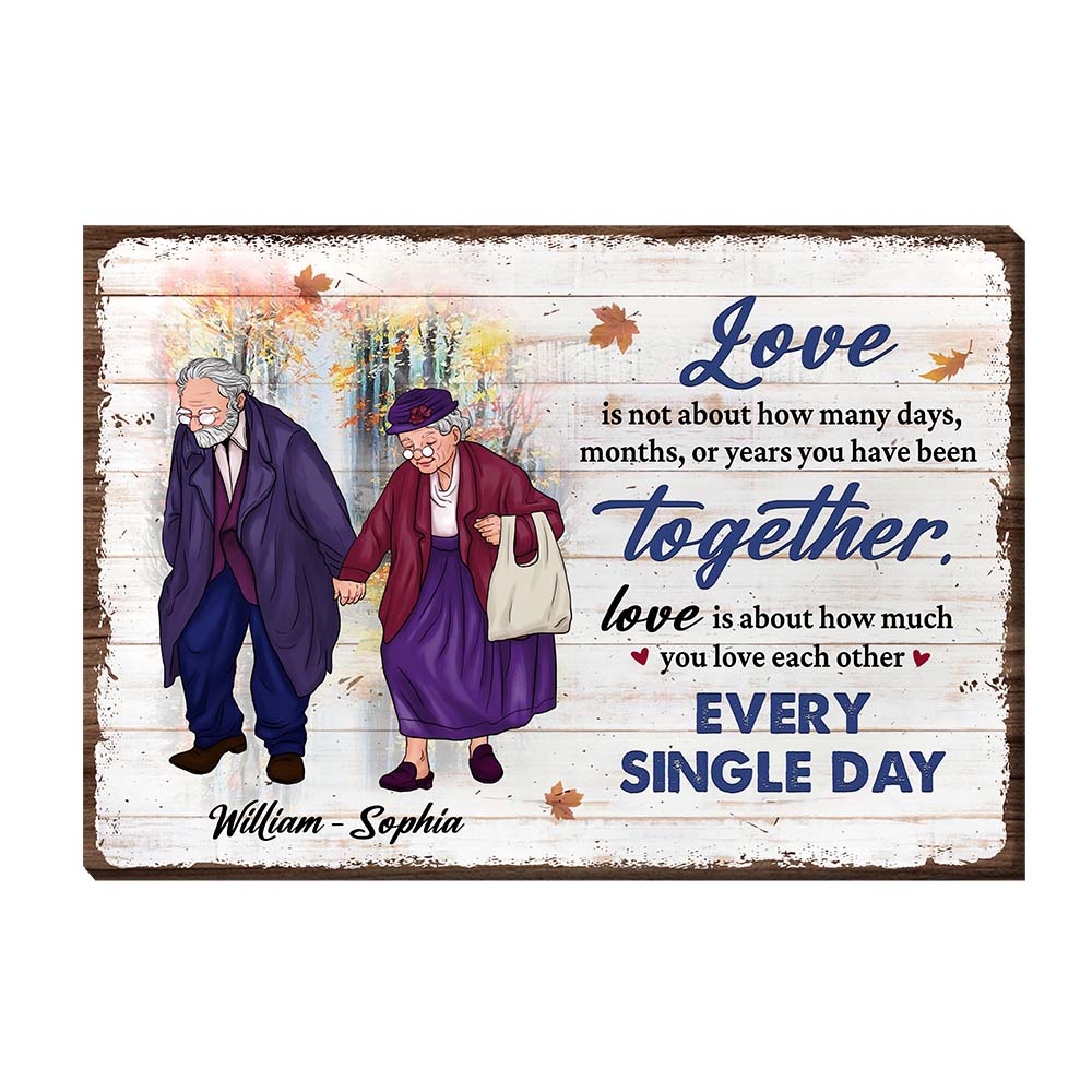 Personalized Gift For Couple Love Each Other Every Single Day Canvas Personalized Gift For Couple Love Each Other Every Single Day Canvas