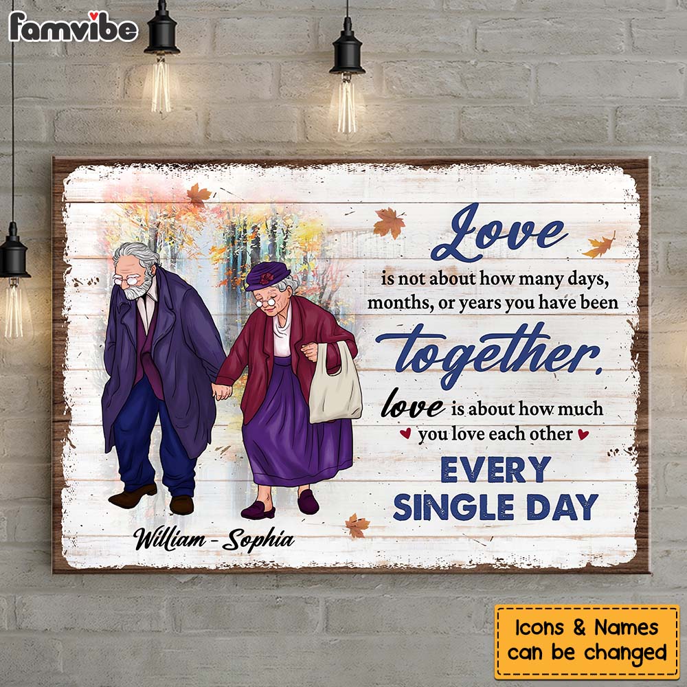 Personalized Gift For Couple Love Each Other Every Single Day Canvas Personalized Gift For Couple Love Each Other Every Single Day Canvas