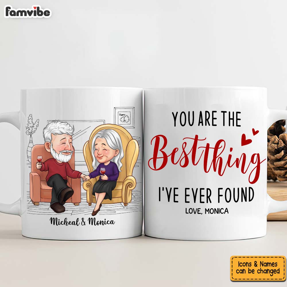 Personalized Gift For Couple You Are The Best Thing I've Ever Found Mug Personalized Gift For Couple You Are The Best Thing I've Ever Found Mug