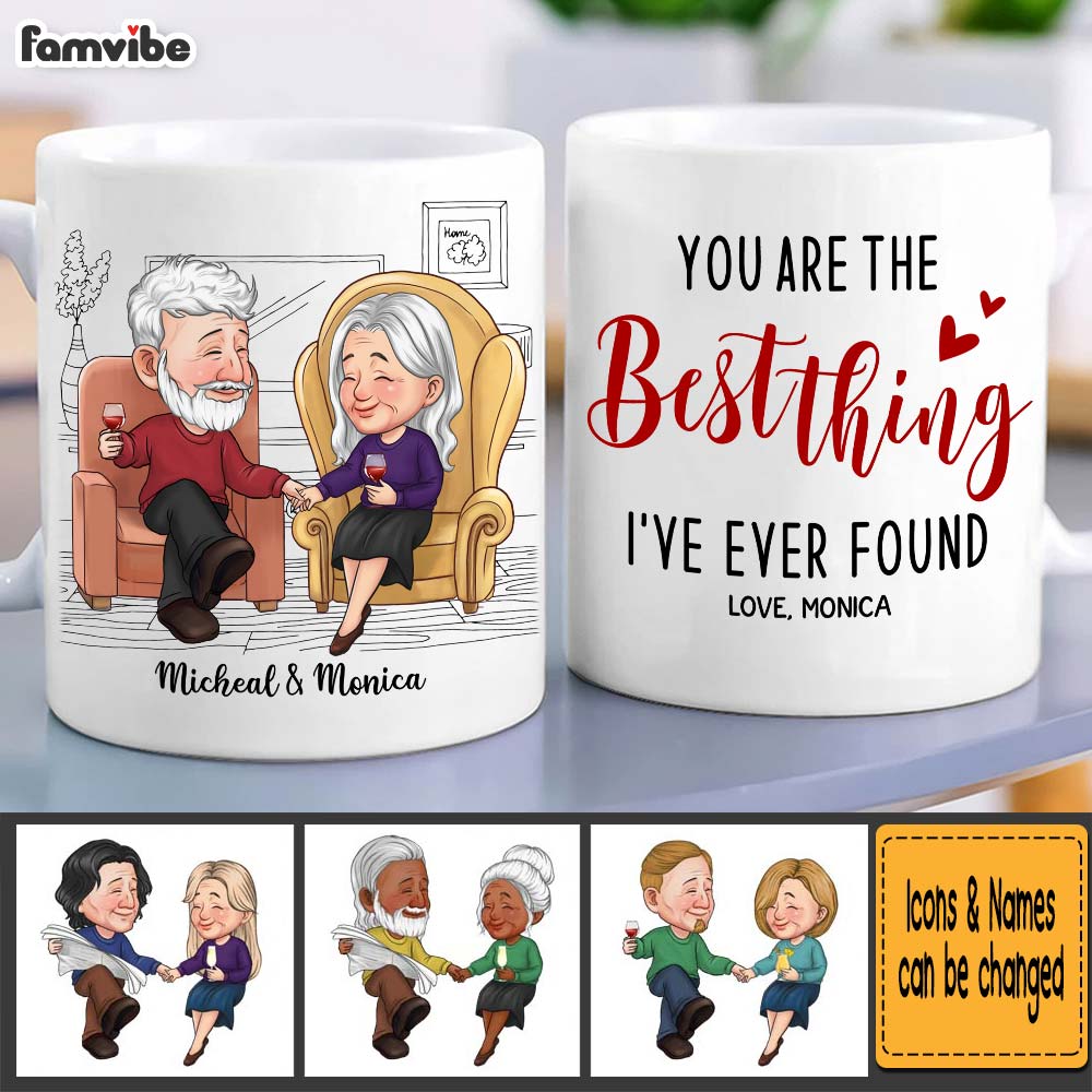 Personalized Gift For Couple You Are The Best Thing I've Ever Found Mug Personalized Gift For Couple You Are The Best Thing I've Ever Found Mug