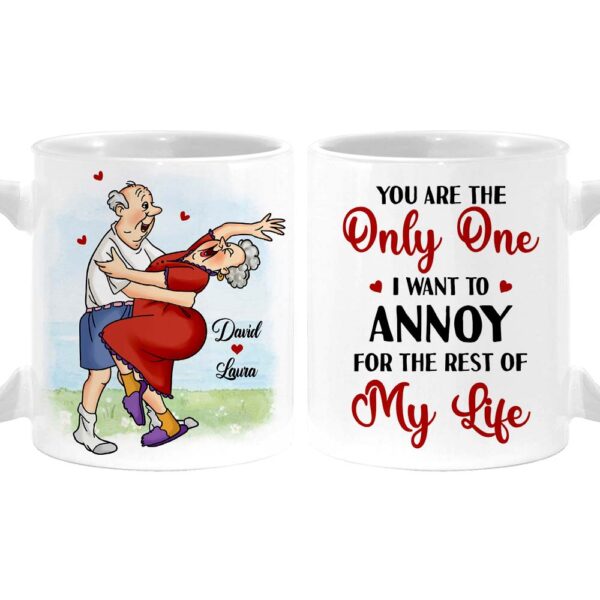 Personalized Gift For Couple You’re The One I Want To Annoy Mug