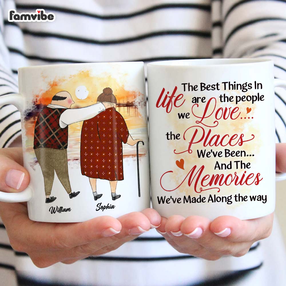 Personalized Gift For Couples The Memories�We've Made Along The Way Mug Personalized Gift For Couples The Memories�We've Made Along The Way Mug
