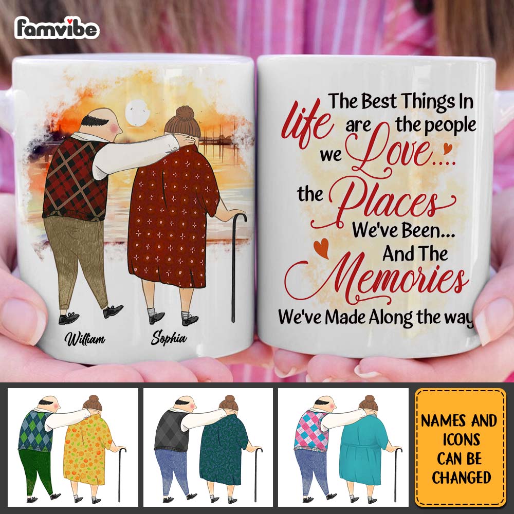 Personalized Gift For Couples The Memories�We've Made Along The Way Mug Personalized Gift For Couples The Memories�We've Made Along The Way Mug