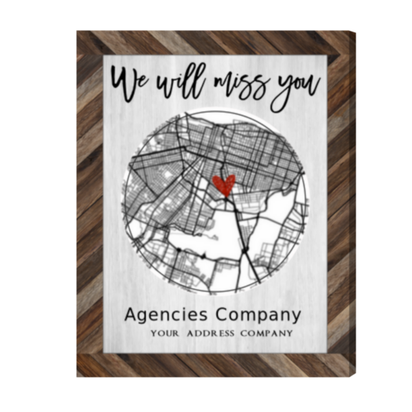 Personalized Gift For Coworker Leaving Map Print, Custom Map Art Farewell Gifts, Retirement Gift For Boss – Best Personalized Gifts For Everyone