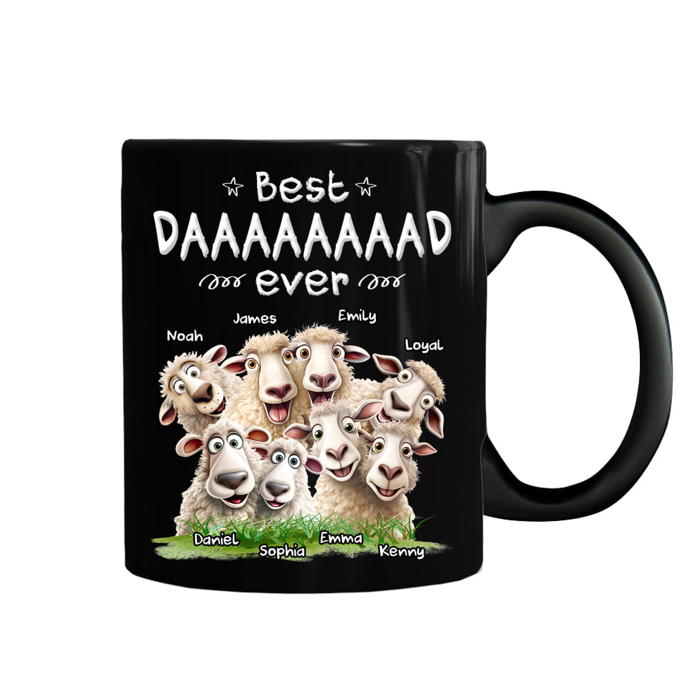 Personalized Gift For Dad Best Daaaaaad Ever Mug Personalized Gift For Dad Best Daaaaaad Ever Mug