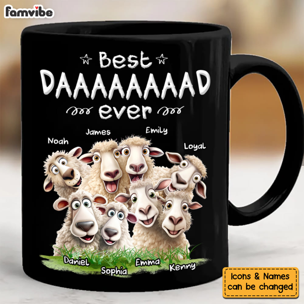 Personalized Gift For Dad Best Daaaaaad Ever Mug Personalized Gift For Dad Best Daaaaaad Ever Mug