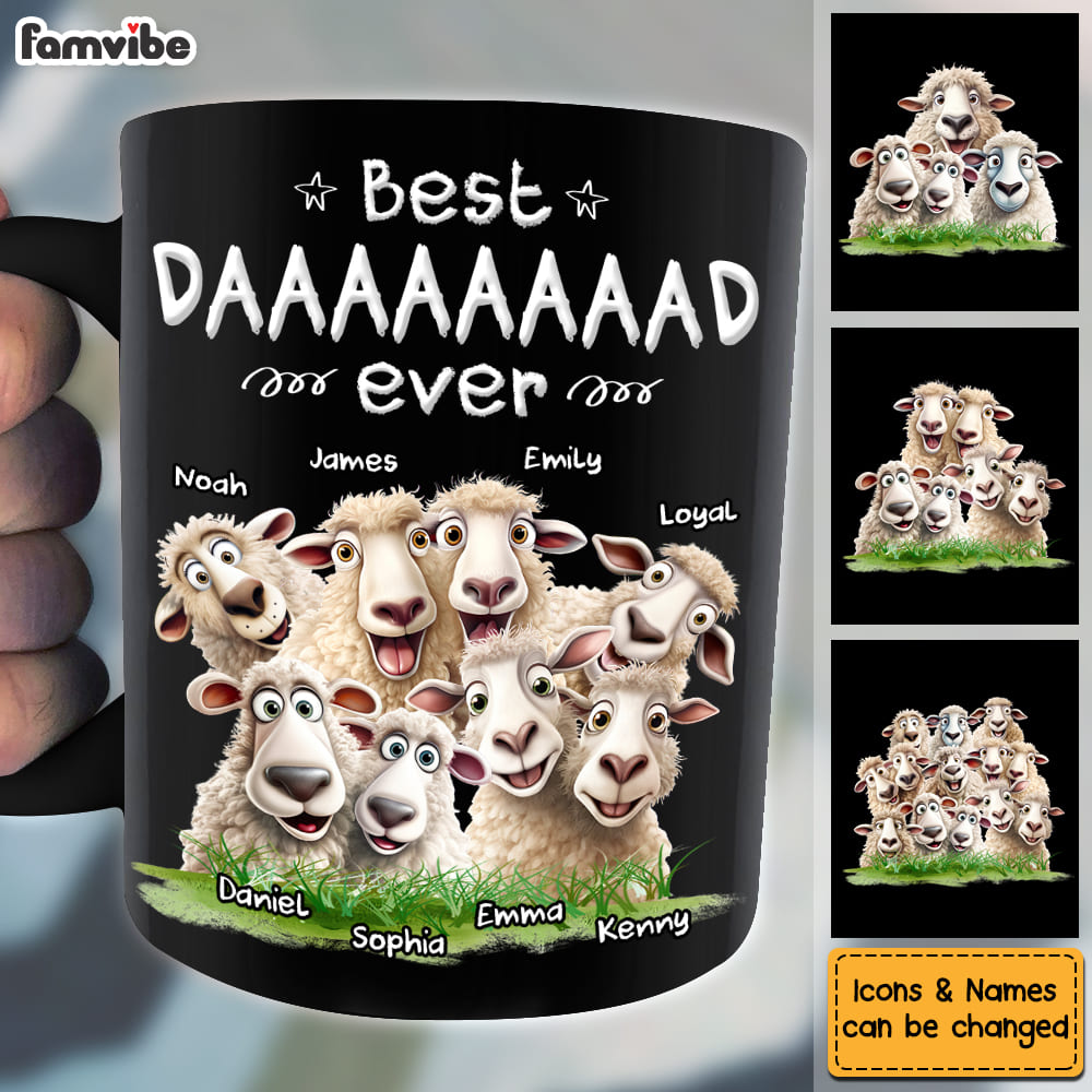 Personalized Gift For Dad Best Daaaaaad Ever Mug Personalized Gift For Dad Best Daaaaaad Ever Mug