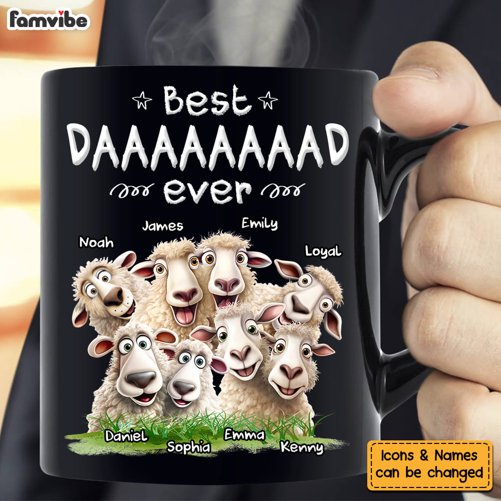 Personalized Gift For Dad Best Daaaaaad Ever Mug Personalized Gift For Dad Best Daaaaaad Ever Mug
